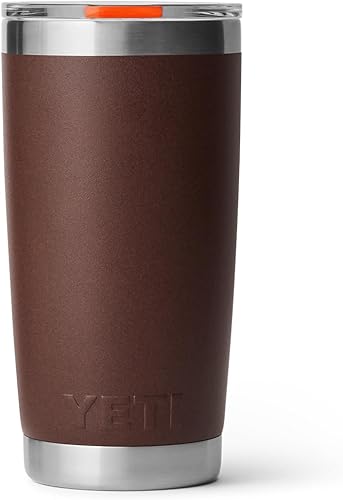 Miniatura 209 de YETI Rambler - Vaso de acero inoxidable con aislamiento al vacío de 20 onzas con tapa MagSlider verde azulado (Agave Teal)