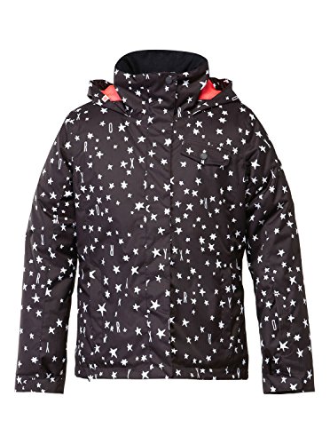 Roxy Big Girls' Jetty Girl Print Snow Jacket