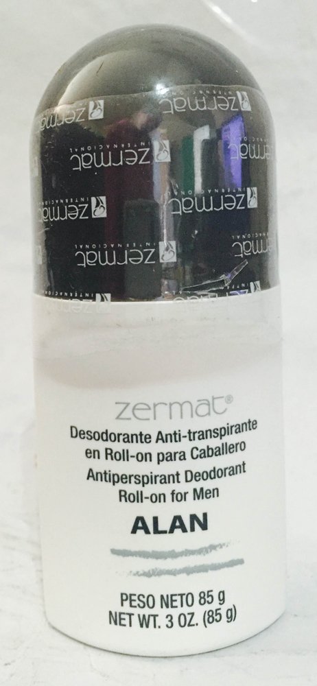 Zermat Alan Roll-on Deodorant for Men 3 oz