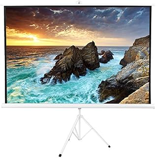 VIVO 100 inch Portable White Frame, Indoor Outdoor Projector Screen, 100 inch Diagonal