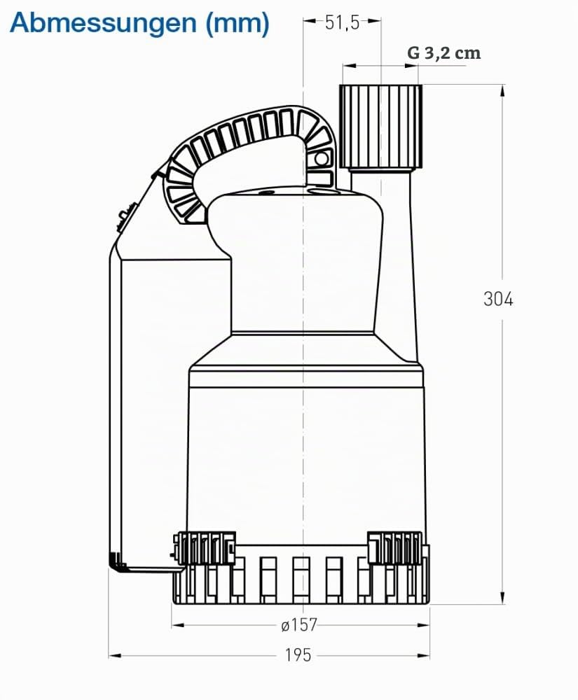 Sulzer ABS-ROBUSTA 200 C WTS Pumpe Tauchpumpe