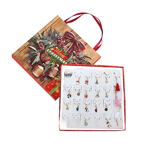 Compte à rebours enfants pendentif cadeau Bracelet calendrier Portable noël cadeau boîte ornements ensembles de bijoux Jeux De Dégagement Rouillés