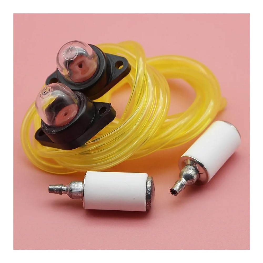 Kit de filtro de combustible y tubo flexible de dos pies para mantenimiento de desbrozadora