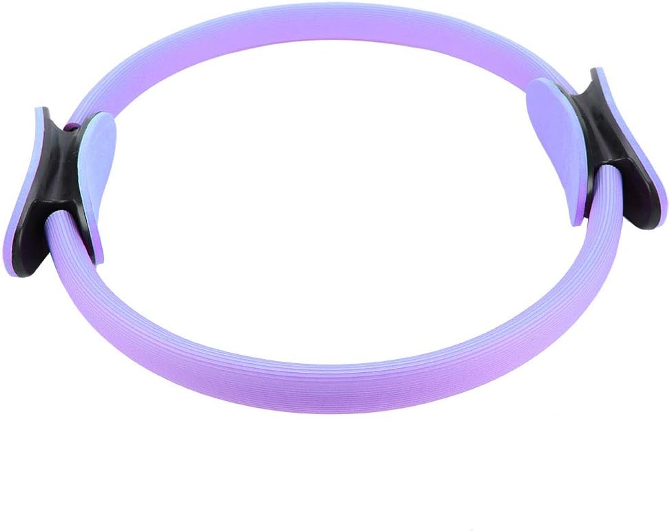 Indoor Fitness Ring, Workout Lightweight Portable Yoga Circle, Resistance Sports Tool for Build Muscle Body Shaping Home Exercise Equipment(purple)