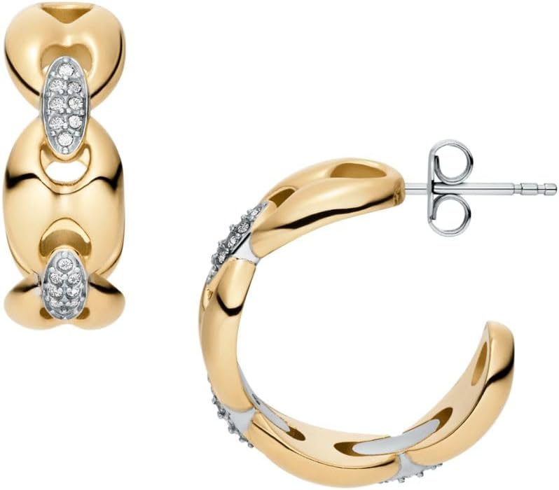 Fossil Women's Stainless Steel Dangle/Drop or Hoop Earrings for Women