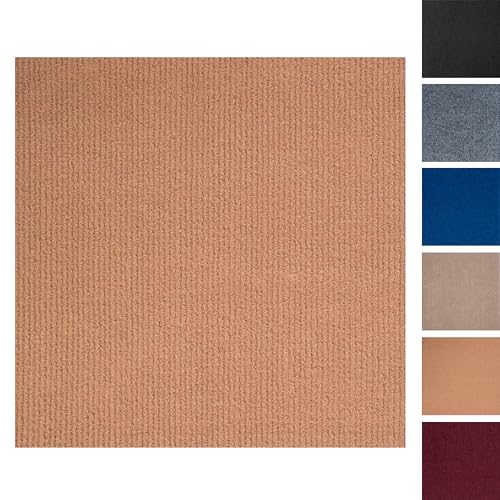 CISSLOR 10-Pc 11"x11" Peel & Stick Carpet Tiles