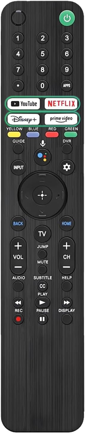 RC923A FMB1 Voice Remote Control Replacement Compatible for TCL Smart TV QLED QLED Mini Google TV's, Series Q77K ，QM6K，QM5K