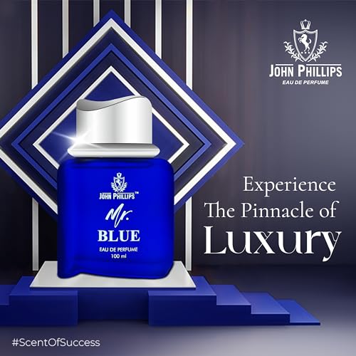 Image of JOHN PHILLIPS Mr Blue & Passport| Eau De French Perfume Combo Gift Set For Men Pack of 2