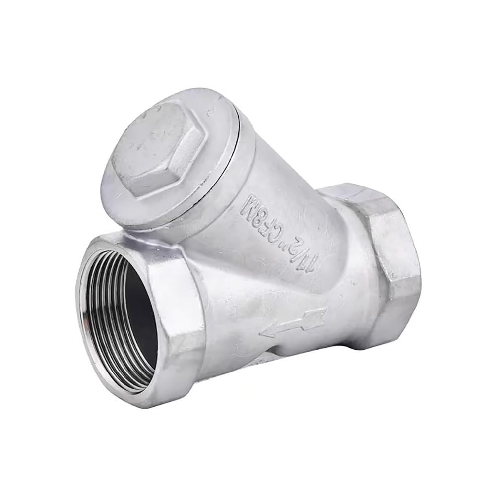 Filtr Siatkowy Inline Y, Gwint BSPT Ze Stali Nierdzewnej 304, Siatka 80, Łącznik Rurowy Antykorozyjny Do Oleju Gazowego Powietrze Woda, 1 Szt.(DN100 4 Inch)