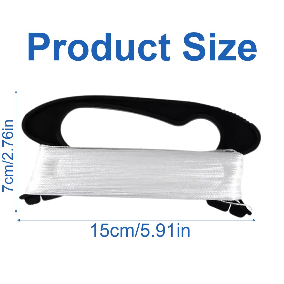 WUSJCOF 2pcs Cuerda voladora de Cometa Carrete Reutilizable Tablero de bobinado Mango de Cometa Tablero de bobinado en Forma de D Juguetes al Aire Libre