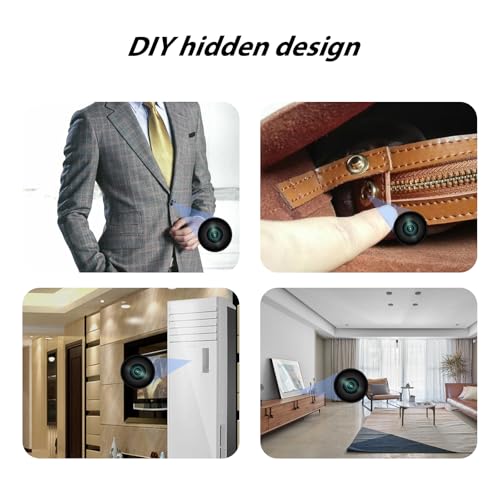 NJINALW Hidden Mini Camera DIY Module - HD 1080P Wireless Nanny Cam - Portable Small WiFi Security Cameras for Home Indoor & Outdoor