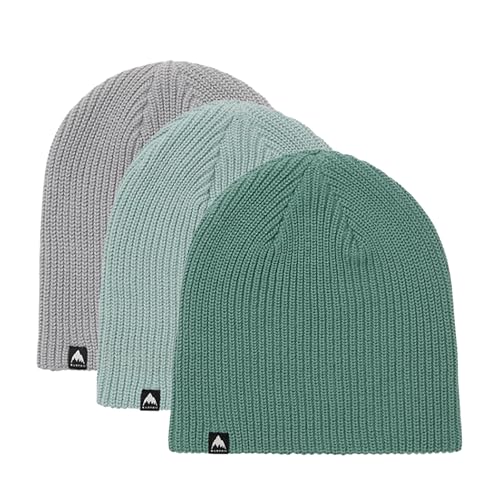 Image of Burton Kids' 3-Pack Recycled DND Beanie - Unisex Warm Winter Knit Hat for Boys & Girls - One Size