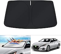 Vista 65 de KUST - Parasol para parabrisas para Chevy Equinox 2010–2017, accesorios para ventanas, funda solar plegable, bloquea los rayos UV, mantiene el coche