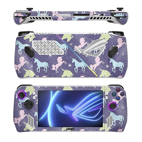 Image of MightySkins Glossy Glitter Skin Compatible with Asus ROG Ally - Unicorn Dream | Protective, Durable High-Gloss Glitter Finish | Easy to Apply