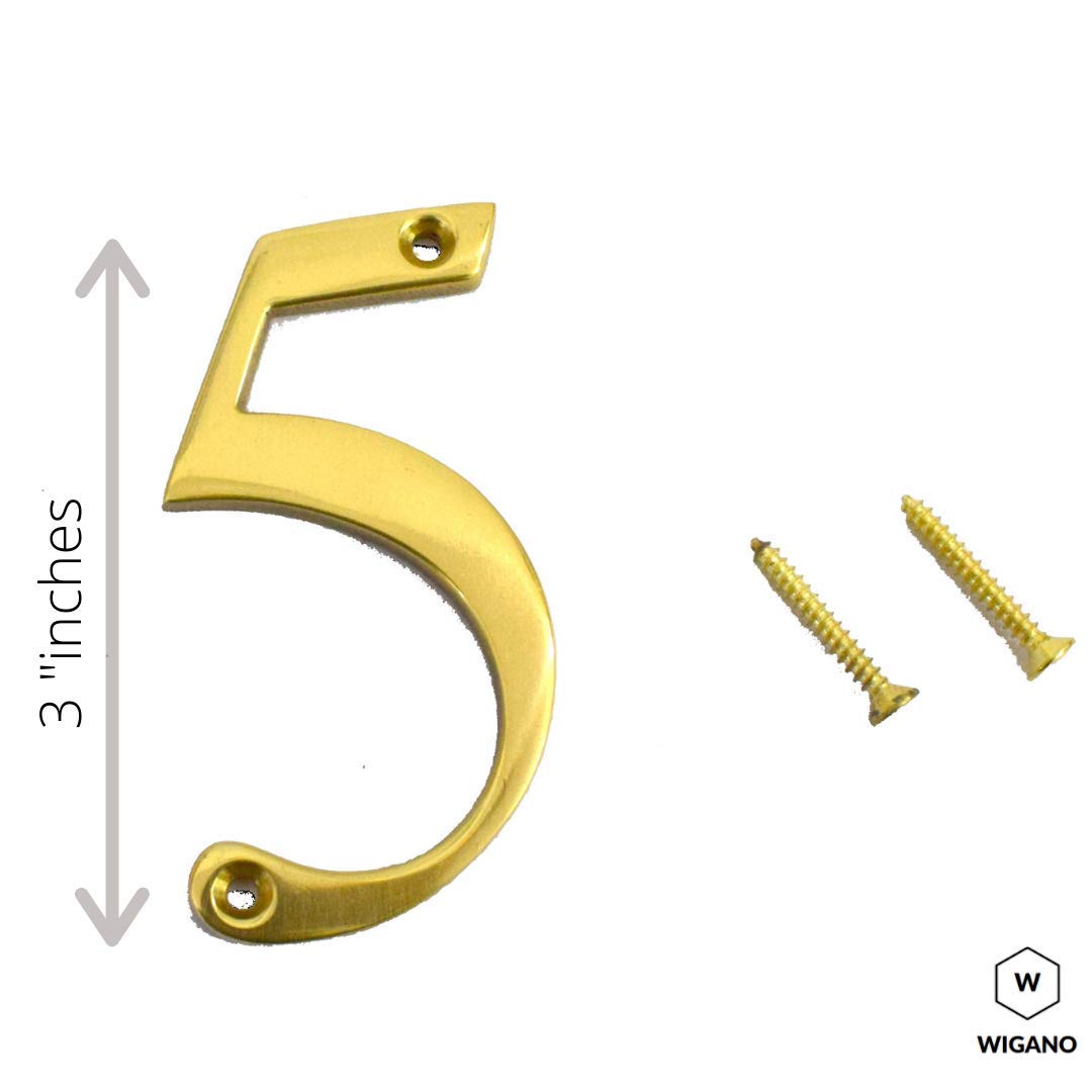 3" House Door Alphabets Brass Yellow (Alphabet L) — Amazon image 27