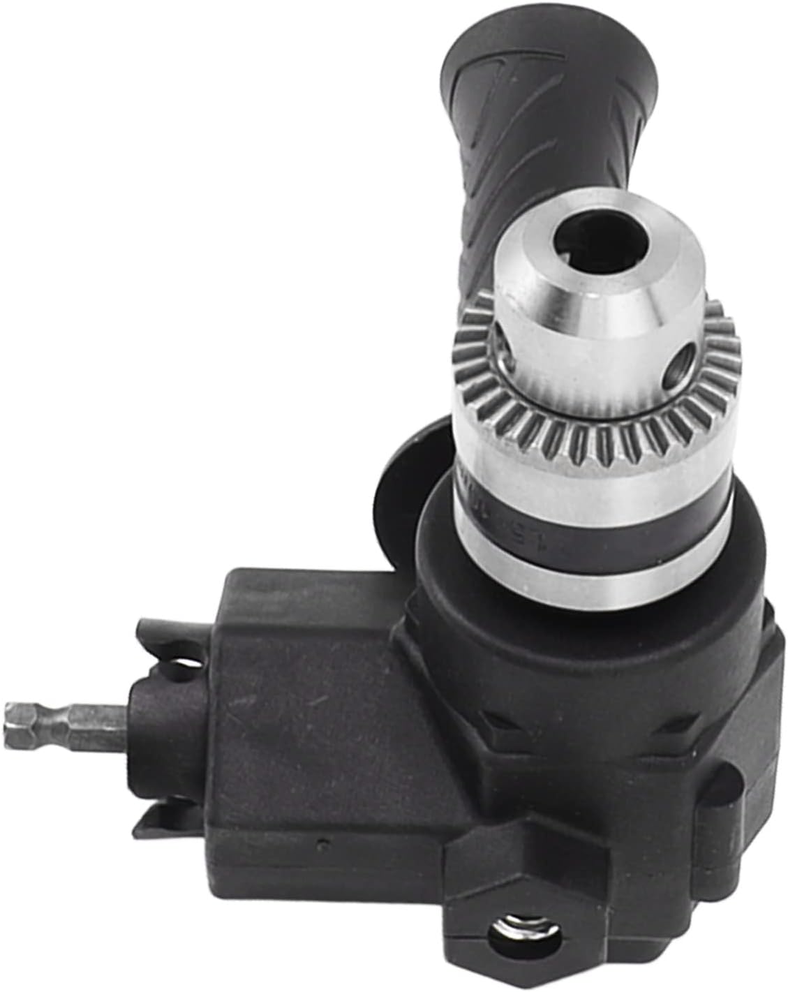 90 Degree Angle Drill Attachment, Right Angle Drill Adapter, Bearing Steel 90 Degree Bend Extension with Handle for Tight Spaces, Compatible with Most Electric and Hand Drills
