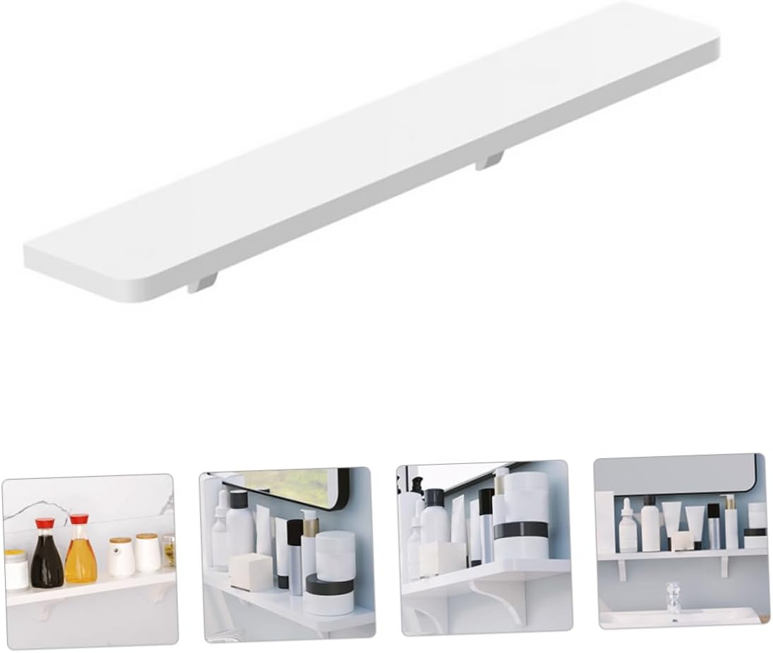 Unomor 1Set Hanging Bathroom Wall Shelf Organizer No Drilling Toilet Rack for Easy Storage for Bathroom Kitchen Living Room Supports Up to Versatile Adhesive Design