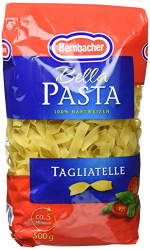 Bernbacher Pasta 500g - Tagliatelle, 5er Pack (5 x 500 g Beutel) Cover