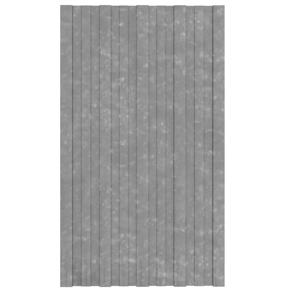 SKM Panel para tejado Acero galvanizado Plata 12 Unidades 80x45 cm,Bricolaje,Materiales de construcción,Techo,Plateado,10.68 kg,317209