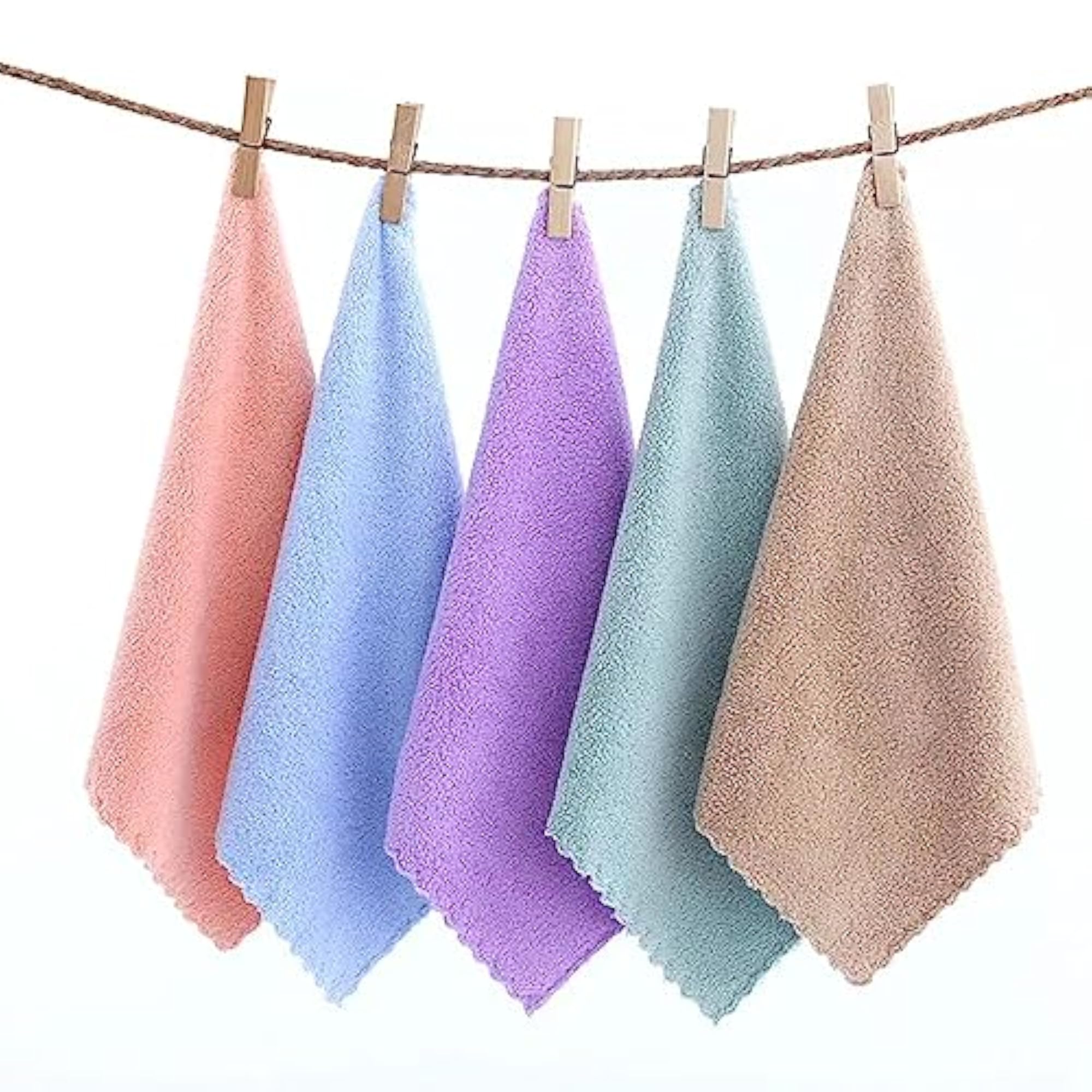 Super Absorbent Printed Face Towels for Women and Kids