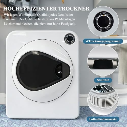 Sèche-linge 4kg avec PTC céramique performant et 4 programmes de séchage modulables - 7