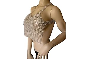 Anodized Chainmail Bra Top Chainmail Bikini Top Annular Bralette