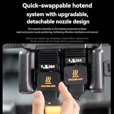 H2D/H2S/H2C/P2S/A1/A1 mini Hotend 3D Printer Nozzle Silicone Brush Upgrade 0.4MM Hardened Steel Nozzle Hot End Kit for Bambu Lab Hotend 3D Printer Extruder Replacement Accessories