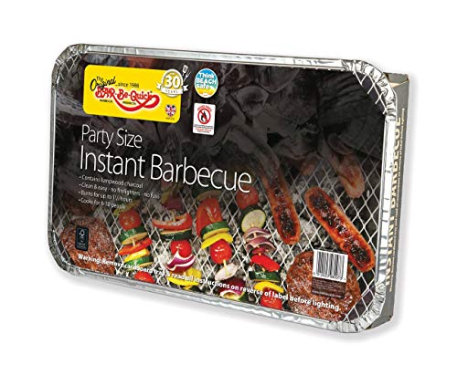 1 X FAMILY SIZE INSTANT DISPOSABLE BBQ- COOKS FOR TEN!