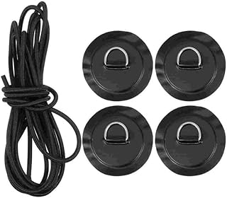 kayak d-ring patch 1 Set Kayak D-ring Pad Canoe D-ring Patch Kayak Deck Anchor Line D-ring Patch Inflatable Boat Repair Patch Repair Kit Patches Waterproof Repair Patch
