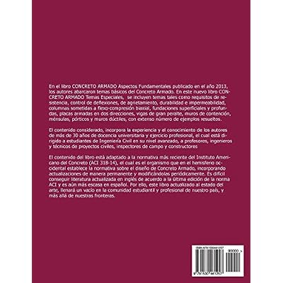 Concreto Armado: Temas Especiales (Spanish Edition) Paperback November 1, 2014