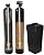AFWFilters 5600sxt Whole House Water Softener Plus Upflow Carbon Filtration System, 10% crosslink resin and coconut shell carbon, 9"x48" tanks, 32,000 grain Fleck water softener, 1 cubic foot systems