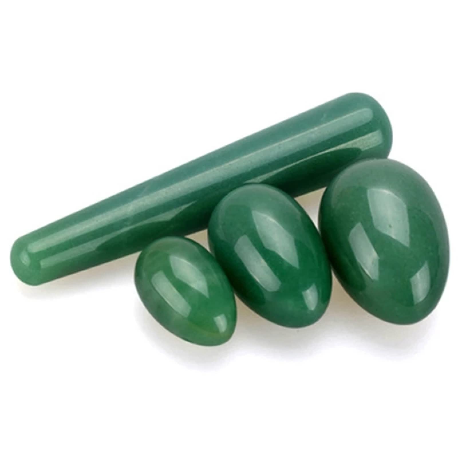 Dropshipping Yoni Huevo Bolas vaginales Aventurina Jade Ejercicios de huevo Estiramiento muscular vaginal Varita de masaje Kegel Piedra ejercitadora, huevo sin taladro con caja