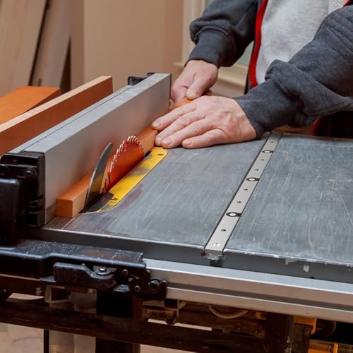 EFUTURETIME 2 x Gehrungsstange Schieber, 9.5 x 19 x 450 mm, Miter Bar Slider Aluminiumlegierung, Universal Gehrungsstange Tischkreissäge für T-Schiene, Tischbohrmaschine, Bandsäge, DIY