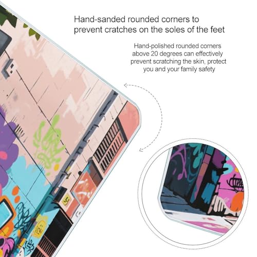 Báscula Digital para Baño Street Graffiti 400 Lb LCD miniatura 4