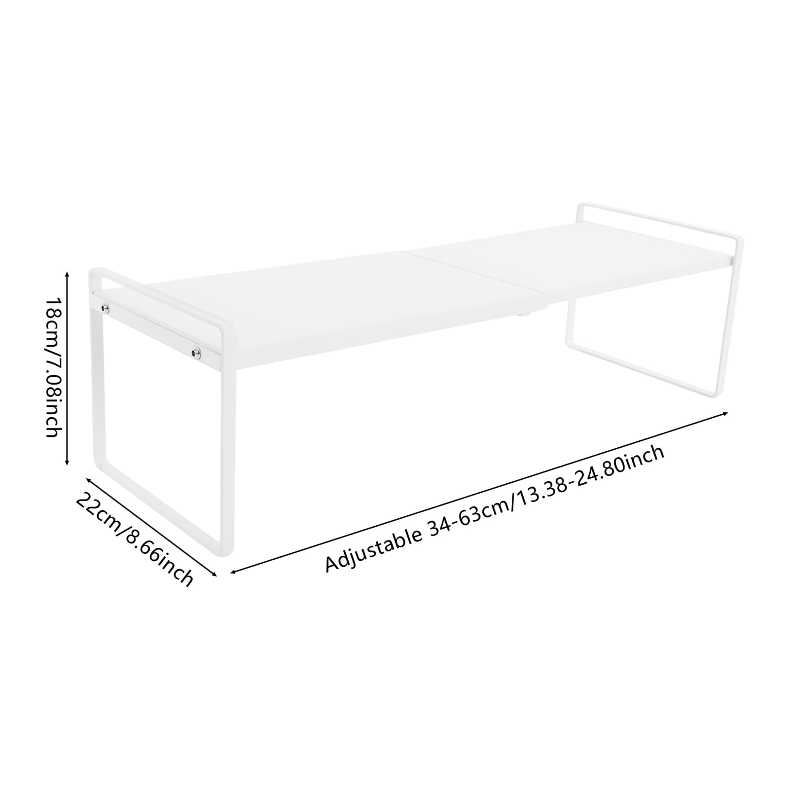 Armadio espandibile, pieghevole da cucina, portaspezie, organizer per stoviglie e forniture, organizer da cucina impilabile per più spazio di appoggio