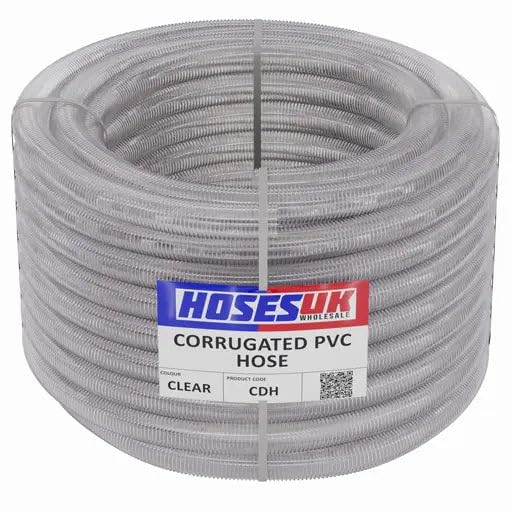 45mm - 3 Metre Clear Flexible PVC Cable Protection Ducting Cover Trunking Embedding Outdoor Burial Underground Trenching Mud Soil