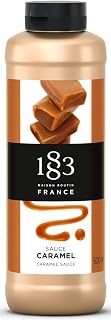 1883 Maison Routin Authentic French Caramel Sauce 500ml - Rich Buttery Flavor for Coffee, Ice Cream, Desserts