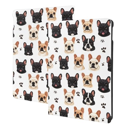 Étui iPad 8e génération chiens carlins pour une touche de douceur
