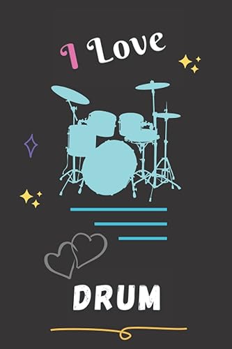 I love Drum Perfect Blank Lined Journal Notebook for Music Lovers. it's a Beautiful gift idea for Friend, Wife, Daughter, Sister, Girlfriend during