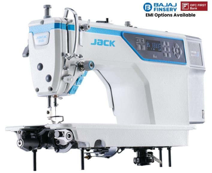 Image of A4C Automatic Thread Trimming Bartacking Sewing Machine | High-Speed Industrial Bartack Machine with Direct Drive Motor for Jeans, Garments & Workwear