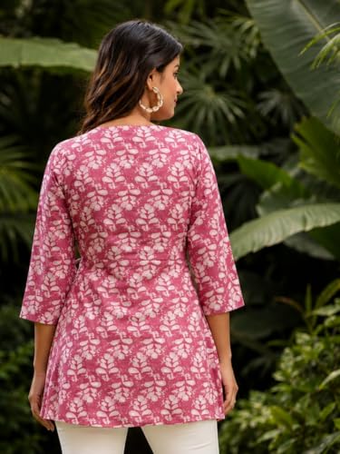 Image of feranoid Women Cotton Angrakha Kurti