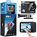 AKASO V50 X Action Camera, Native 4K Wifi Underwater 40M EIS Anti-Shake Cam with Touch Screen, Remote Control, Waterproof Case and Mounting Accessories Kit