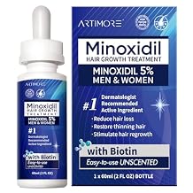 Minoxidil for Men Liquid Solution, Minoxidil for Women Hair Growth Serum, 5% Minoxidil Serum 1PCS for Stronger Roots & Thicker, Fuller Hair, 60ml
