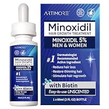 Minoxidil for Men Liquid Solution, Minoxidil for Women Hair Growth Serum, 5% Minoxidil Serum 1PCS for Stronger Roots & Thicker, Fuller Hair, 60ml