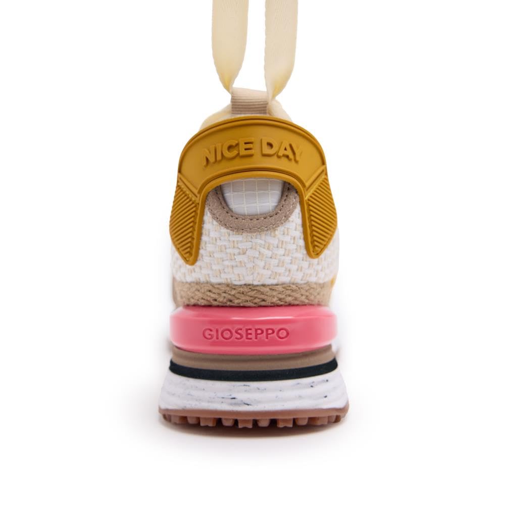 Sneakers Beige Tipo Espadrille con cuña para Mujer coinches
