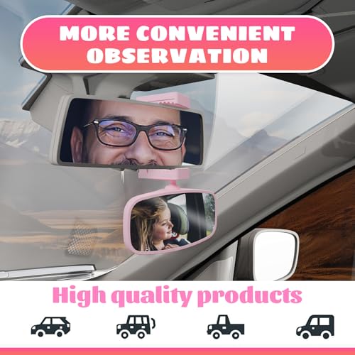 Image of 360 Baby Car Mirror, Shatterproof Rear-Facing Seat View