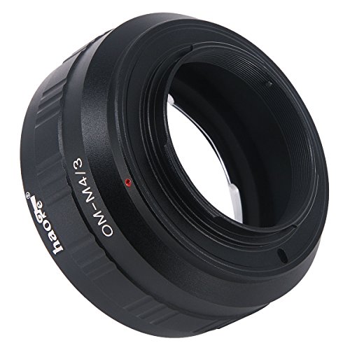 Haoge Manual Lens Mount Adapter For Olympus Om Zuiko Mount Lens To Olympus And Panasonic Micro Four Thirds Mft M4/3 M43 Mount Camera #TOP3