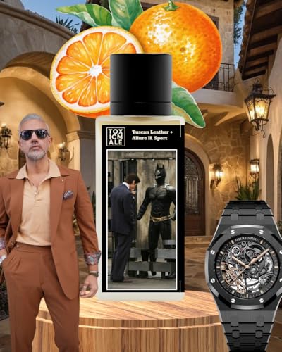 Image of TOXICMALE Tuscan Leather + Allure H Sport | Perfect Long lasting Men's perfume for Date & special ocassion | perfumes for men | Gift for him | TMA27 | 50 ml perfume | TM Perfume House
