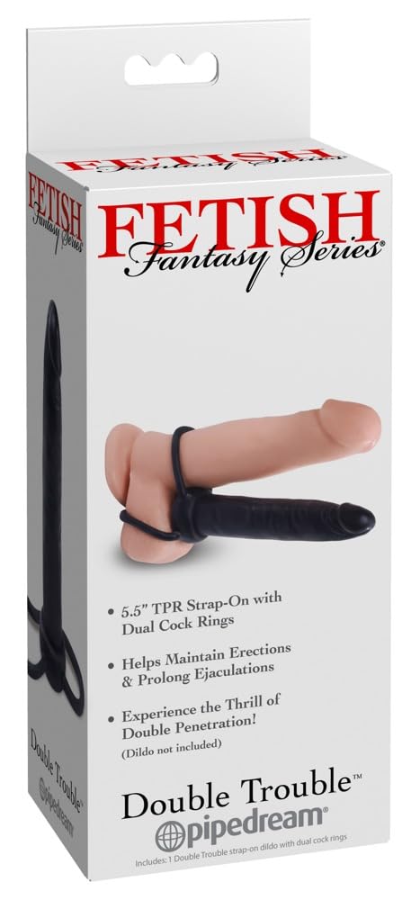 Pipedream Fetish Fantasy Series Double Trouble, Black, 14,4 cm : Amazon.de:  Drogerie & Körperpflege
