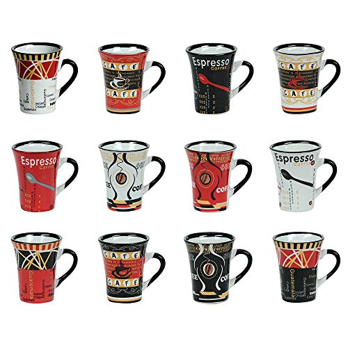 Table Passion - Coffret de 12 tasses à expresso Color 8 cl